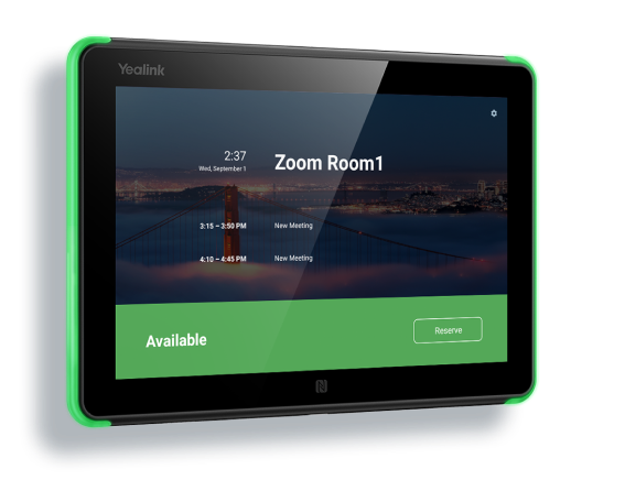 Yealink roompanel scheduling system